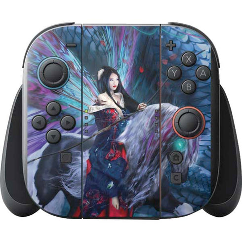 Ride of the Yokai Fairy and Dragon by Ruth Thompson Nintendo Switch 2 (2025) with Joy-Con Skin